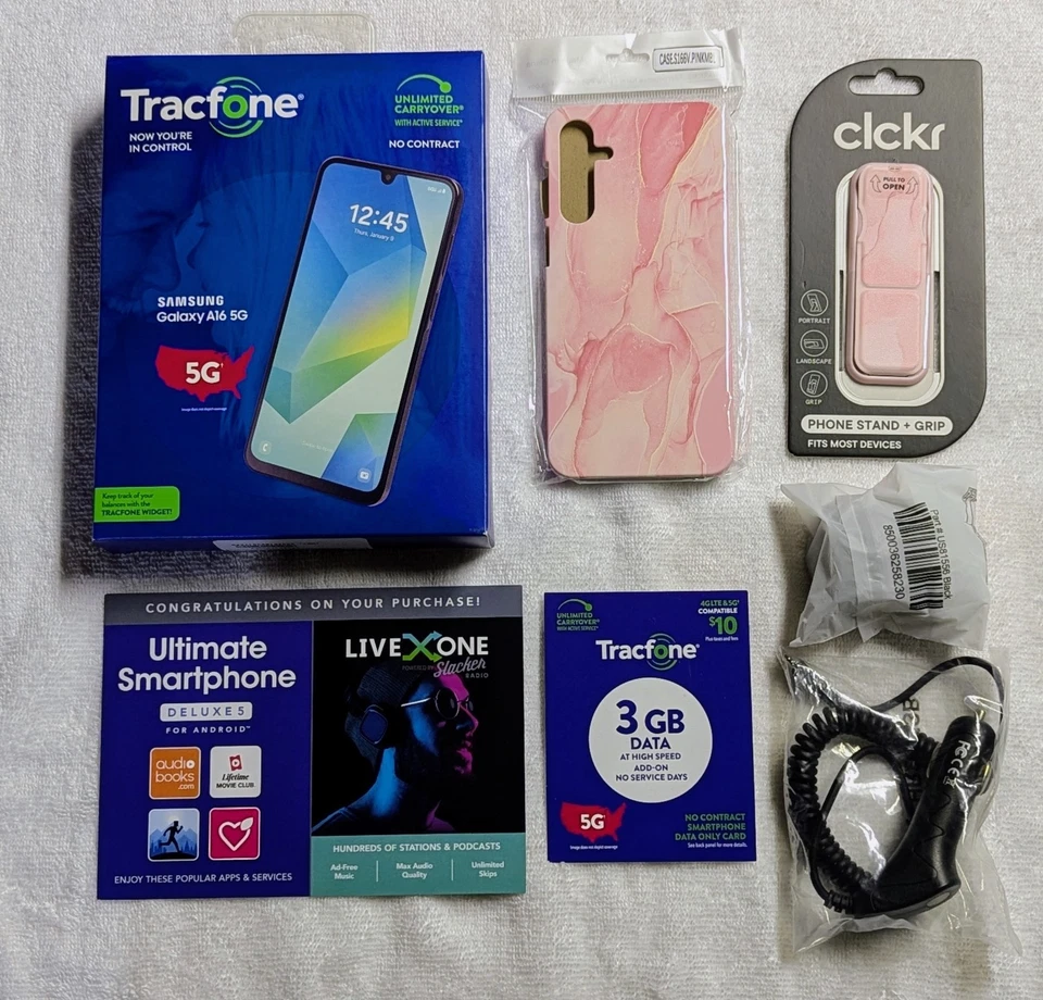 Samsung Galaxy A16 5G - 128 GB - Blue Black (TracFone)