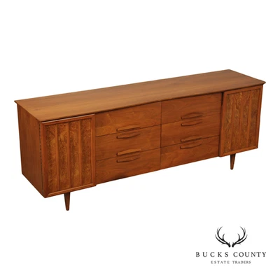 Mid Century Modern Walnut Long Dresser - Image 1 of 4
