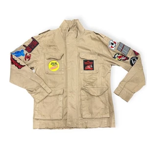 Jordan Craig Legacy Distressed Jacke Army Taschen Custom Patchwork Größe L - Bild 1 von 7