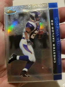 Topps Finest Minnesota Vikings Chester Taylor Refractor Insert /299 - Picture 1 of 2