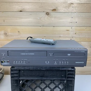 Magnavox DVD VCR Combo Player Recorder w/Remote AV Cables DV225MG9 Tested Works - Picture 1 of 11