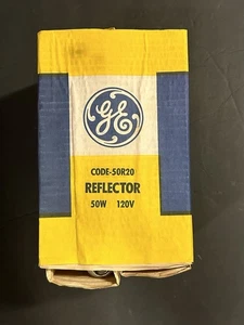 PINK General Electric Vintage GE Reflector Lamp USA Rare Box Case Of 6, 50w 120v - Picture 1 of 8