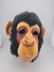 Ape~Monkey~Gorilla Latex Mask w/Hair for Halloween Costume "Planet Of The Apes" - Picture 1 of 7