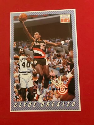 Póster Clyde Drexler Sports Illustrated For Kids 1993 16x11 Portland... Foto 1 de 2