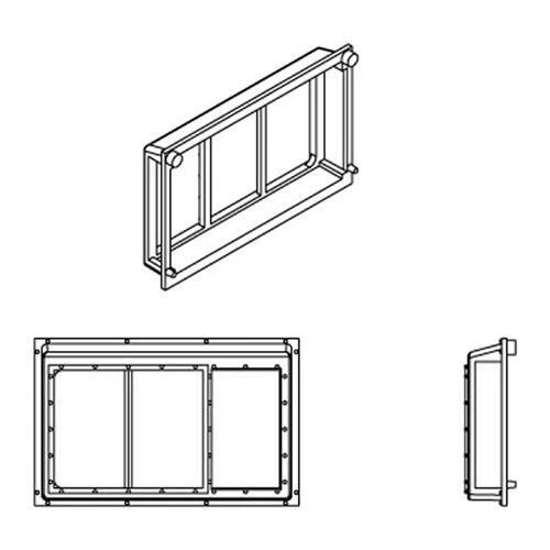 NUEVO Ventana para todo tipo de clima Athearn HO, 3 paneles (6) ATHG68222 Foto 1 de 1