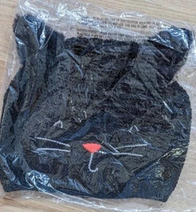 New BabyGap 18-24m Cat Beanie Black Knit Cat Face &Faux Fur Ears.51/54cm Unisex  - Picture 1 of 4