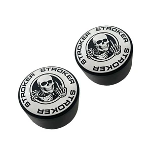 Juego de respirador cubierta de válvula negra Rat Rod F-U Skeleton Stroker - aluminio fundido a presión - Imagen 1 de 5