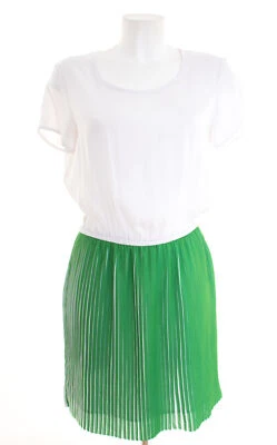 SILVIAN HEACH Kleid Weiß Grün Gr. S  - Bild 1 von 4