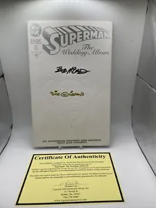 1996 DC - Superman The Wedding Album # 1 Signed by Bob Mcleod & Dick Giordano - Picture 1 of 8
