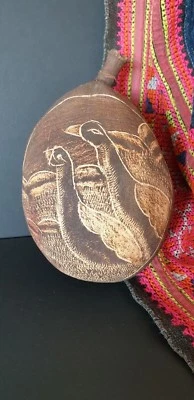 Old Australian Aboriginal Carved Kimberley’s Boab Nut …beautiful signed collecti - image 1 of 4