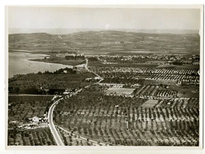 Etang de Berre 1935 : vue aérienne sur Vitrolles & Rognac - Photo d'époque - Picture 1 of 2
