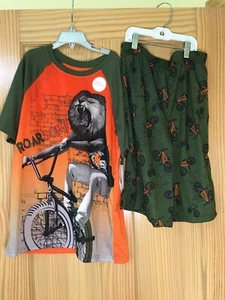 NWT Wonder Nation Lion Pajama Set Boy 2 pc set  - Picture 1 of 1