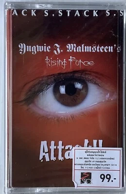 Yngwie Malmsteen Rising Force Attack!! Original Thai Edition Cassette Seal - Image 1 of 2