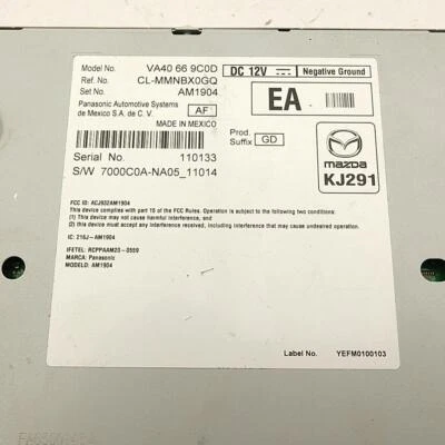 2023 CX-50     VA40669COD RADIO CONNECTIVITY ECU - Image 1 of 3