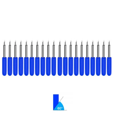COLE 15x HQ 60° Cemented Carbide Blades for Roland Cutting Cutter Vinyl Plotter