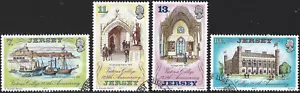 1977 Jersey Sg 179/182 125th Anniversary of Victoria Collage Fine Used - Picture 1 of 2