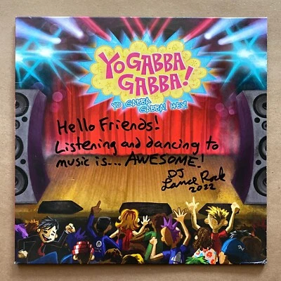 Yo Gabba Gabba! Hey! Signed DJ Lance Rock Split Vinyl Record LP Ost Various Rare - Image 1 of 4