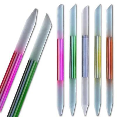 1Pc Glass Cuticle Pusher Nail Manicure Stick Precision Filing Cuticle Remover⇓ - Image 1 of 4