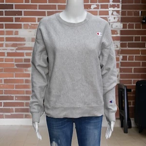 CHAMPION Grey Marle Windcheater - Size M - VGUC - Picture 1 of 12