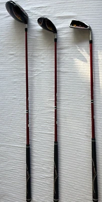 TaylorMade Burner Driver/Rescue Hybrid/ 7 Iron -Graphite- RH -JUNIOR CLUBS. - Image 1 of 4