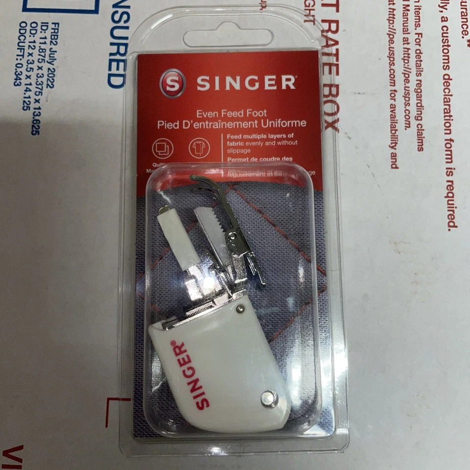 Singer Even Feed Presser Foot Walking 250060096 Quilting Sewing Machines