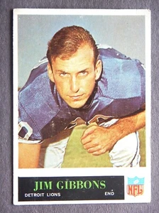 Jim Gibbons #61 Philadelphia 1965 Football Card (Detroit Lions) *G - Picture 1 of 2