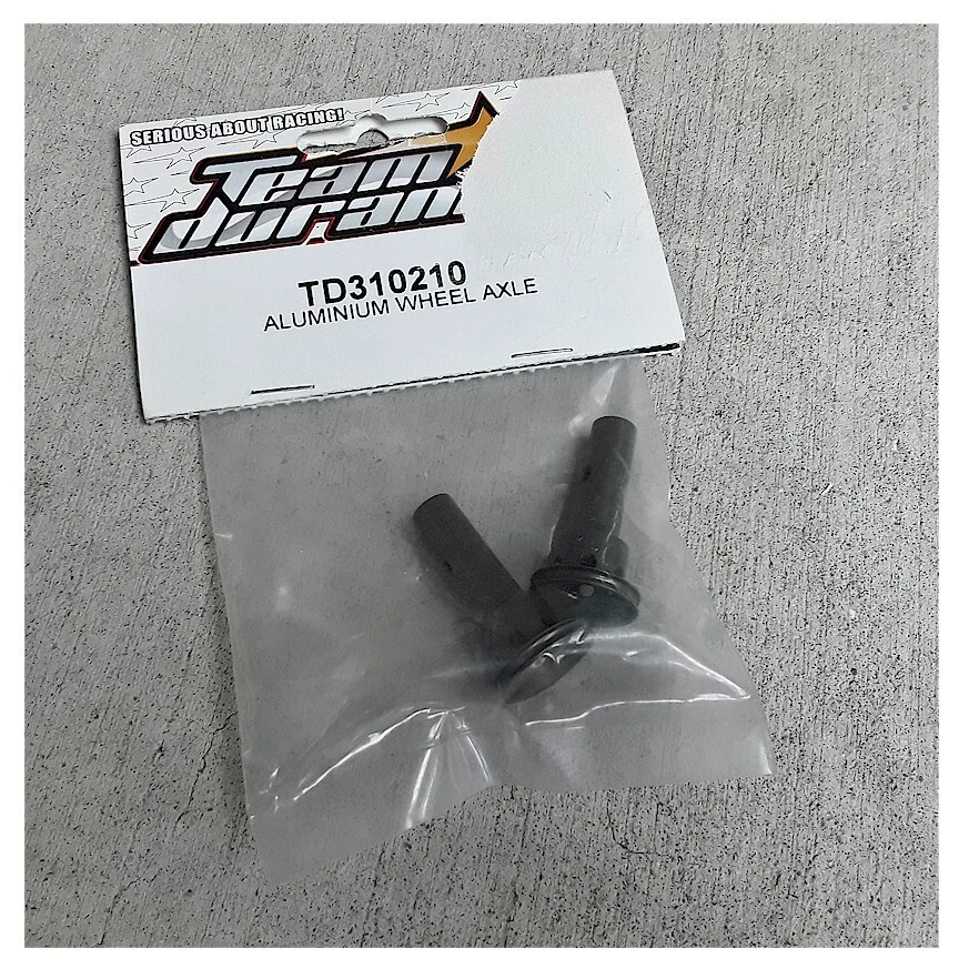 Team Durango TD310210 Aluminum Wheel Axles DEX408 v2 DNX408T DNX408 v2 DEX408T - Image 1 of 1