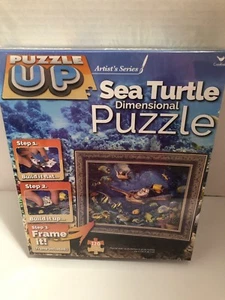 Cardinal Puzzle Up Artist's Series Sea Turtle Dimensional Puzzle 120 Pieces - Picture 1 of 2