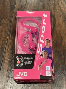 JVC HAECX20P PINK In-Ear Sports Headphones sweat & splash proof Sample Box - Picture 1 of 11