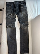 Authentic Men’s Balmain Biker Denim Jeans 1000% Authentic. Hard To Find Style.
