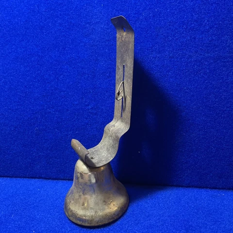 VINTAGE DOOR BELL CHIME WALL BELL GOLD TONE METAL WORKING Cover
