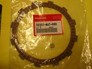 NOS HONDA RVT1000R CBR1100XX 22201-MAT-000 CLUTCH PLATE NEW OEM - Picture 1 of 1