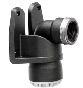 Plasson PUSHFIT WALL PLATE ELBOW PolyxFemale PN16 - 25mmx1/2" Or 25mmx3/4" - Picture 1 of 3