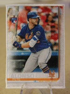 PETE ALONSO 2021 Topps Series One Iconic RC Cloth Patch Relic Hobby Exclusive - Picture 1 of 3