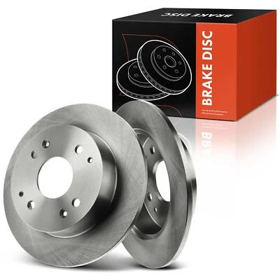 New Rear Disc Brake Rotors for Honda Accord 1998-2002 Acura CL 1998-1999 L4 2.3L - Image 1 of 4