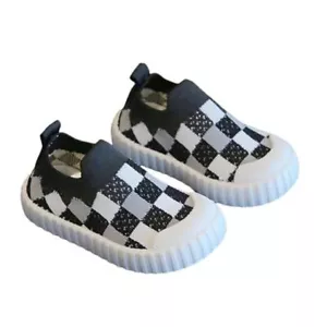 Baby Sock Shoes Toddler Slippers Breathable Warm 18-24 Months Toddler Black - Picture 1 of 8