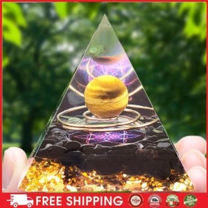 Orgonit-Pyramide, Amethyst, Metallspirale, Kristall, Energie, Purify Mind Crafts - Bild 1 von 6