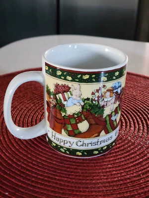 P.S. Susan Winget ~ A CHRISTMAS STORY ~ Caneca de 8 oz, meias penduradas ~ Exc. Cond. - Imagem 1 de 4