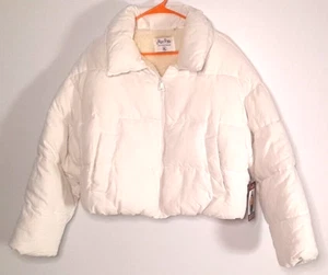 MISS POSH Women OUTERWEAR Sz XL Puffer Jacket Faux Fur inside Full Zip #PJK32F - Picture 1 of 9