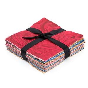 102 piece  Rainbow Swirl  pre cut charm pack 5" squares 100% cotton fabric quilt