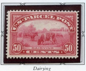 Sello postal de paquete Scott Q10 de Estados Unidos en estado bastante bueno como nuevo ligeramente con bisagras. (PRECIOSO) - Imagen 1 de 2