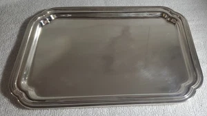 Vintage Tiffany & Co. 11 1/2" x 8 1/2" Silverplate Tray engraved 6-29-95 - Picture 1 of 5