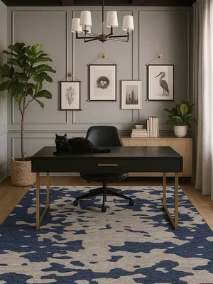 New Zealand wool. With its 8mm pile height and timeless beige tone, this circle - Image 1 of 4