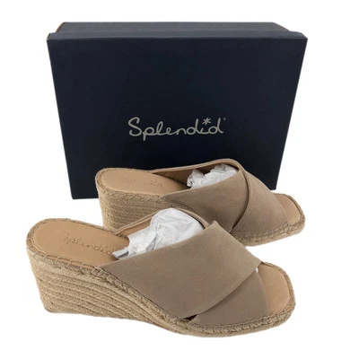 Splendid Tan Leather Wedge Shoes | Size 11 - Image 1 of 4