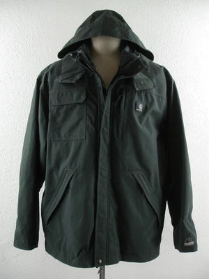 Men's L Carhartt C72 EVG Green Shoreline Coat Waterproof Breathable Jacket Work - Image 1 of 4