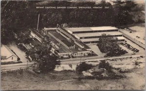 Postal de colección 1942 Springfield, Vermont "BRYANT CHUCKING GRINDER COMPANY" - Imagen 1 de 2