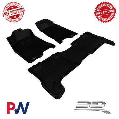 Forro de piso 3D MAXpider ajuste personalizado KAGU para todo tipo de clima para Chevrolet Colorado 04-12 Foto 1 de 4