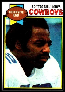 1979 Topps Football Ed "Too Tall" Jones Cowboys Defensive End Vintage Card - Bild 1 von 2