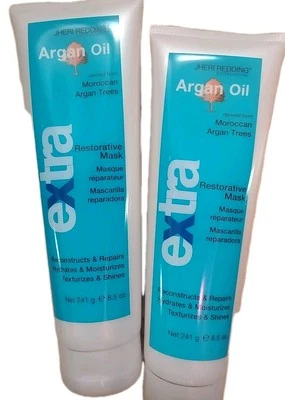 2 JHERI REDDING EXTRA RESTORATIVE ARGAN OIL HAIR MASK REPAIR 8.5 OZ (ZZ5) - Image 1 of 4