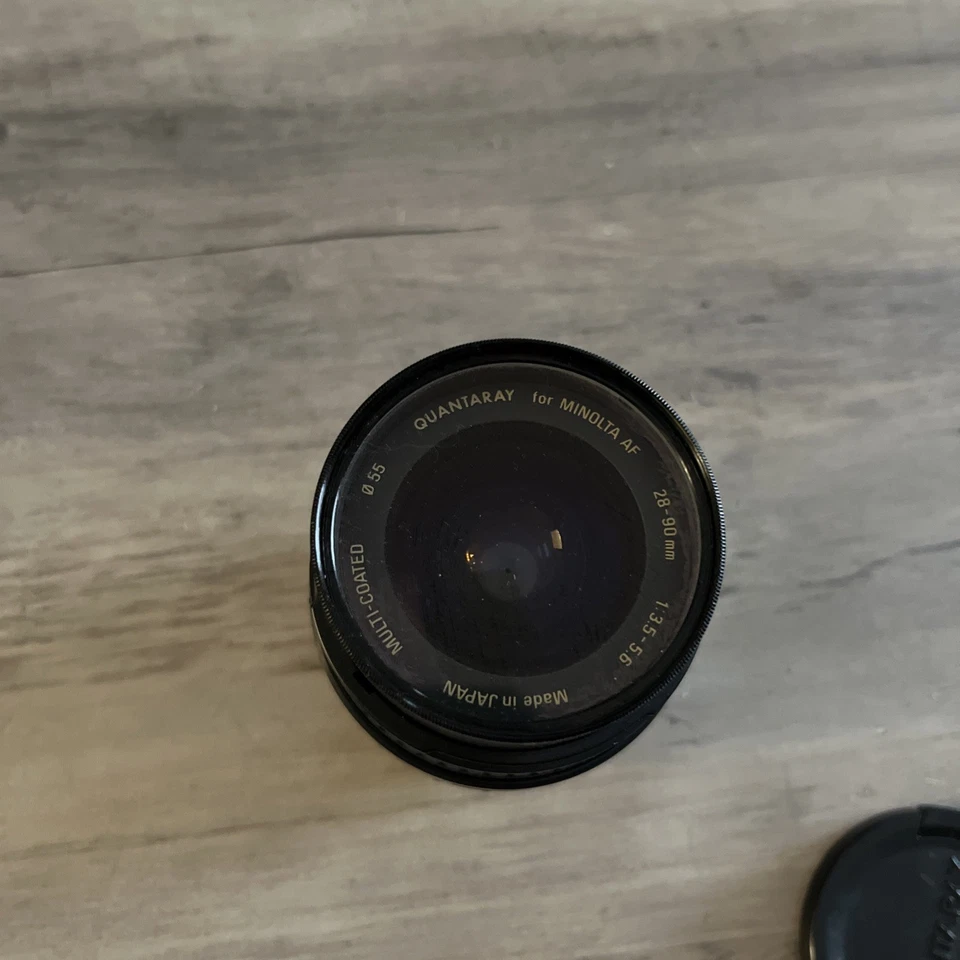 QUANTARAY 28-90mm F3.5-5.6 Nikon AF D Aspherical Lens DMC-UV 55mm - Image 1 of 4